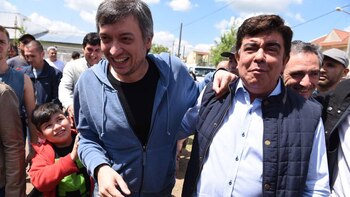 Máximo Kirchner junto a Fernando