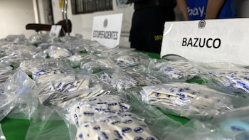 Las autoridades incautan cinco kilogramos de droga destinados a entornos escolares en Bogotá - crédito MEBOG