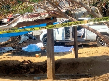 Así fueron encontrados los cuerpos