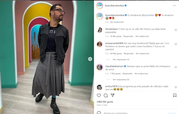 Claudia Bahamón apoyó a Andrés