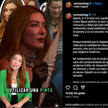 La actriz defiende la moda