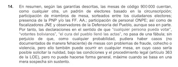 Fundamento de voto del magistrado Gunther Gonzáles