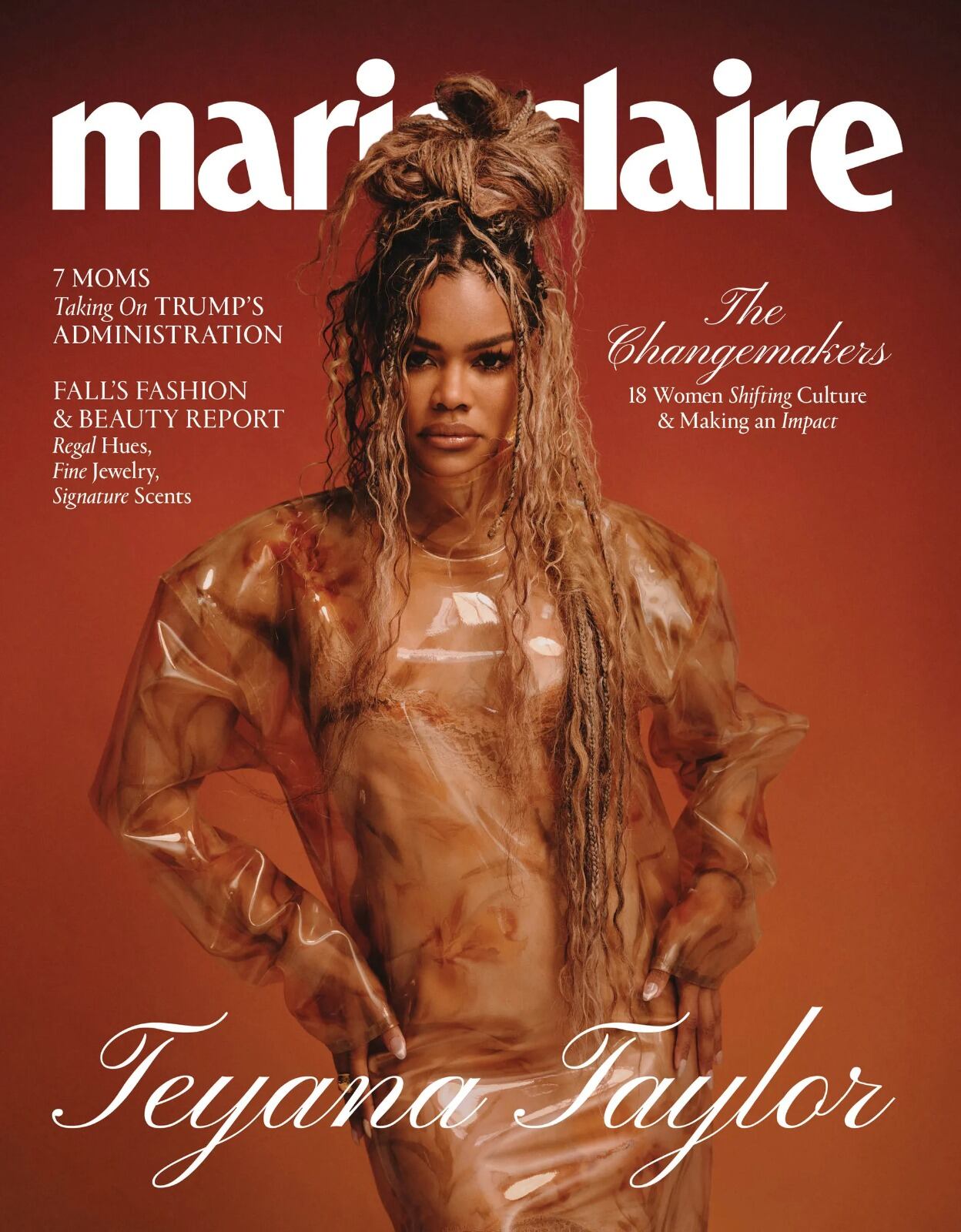 En diálogo con Marie Claire, explicó cómo centra su regreso con un álbum, y proyectos variados en cine y televisión (Portada de Marie Claire)