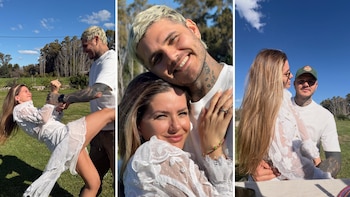 Así fueron los días de la China Suárez con Mauro Icardi: casa de campo, amigos y complicidad