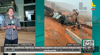 Accidente de helicóptero en Chala