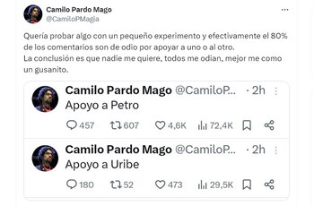 El comediante recibió múltiples insultos