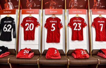 Así luce el camerino del