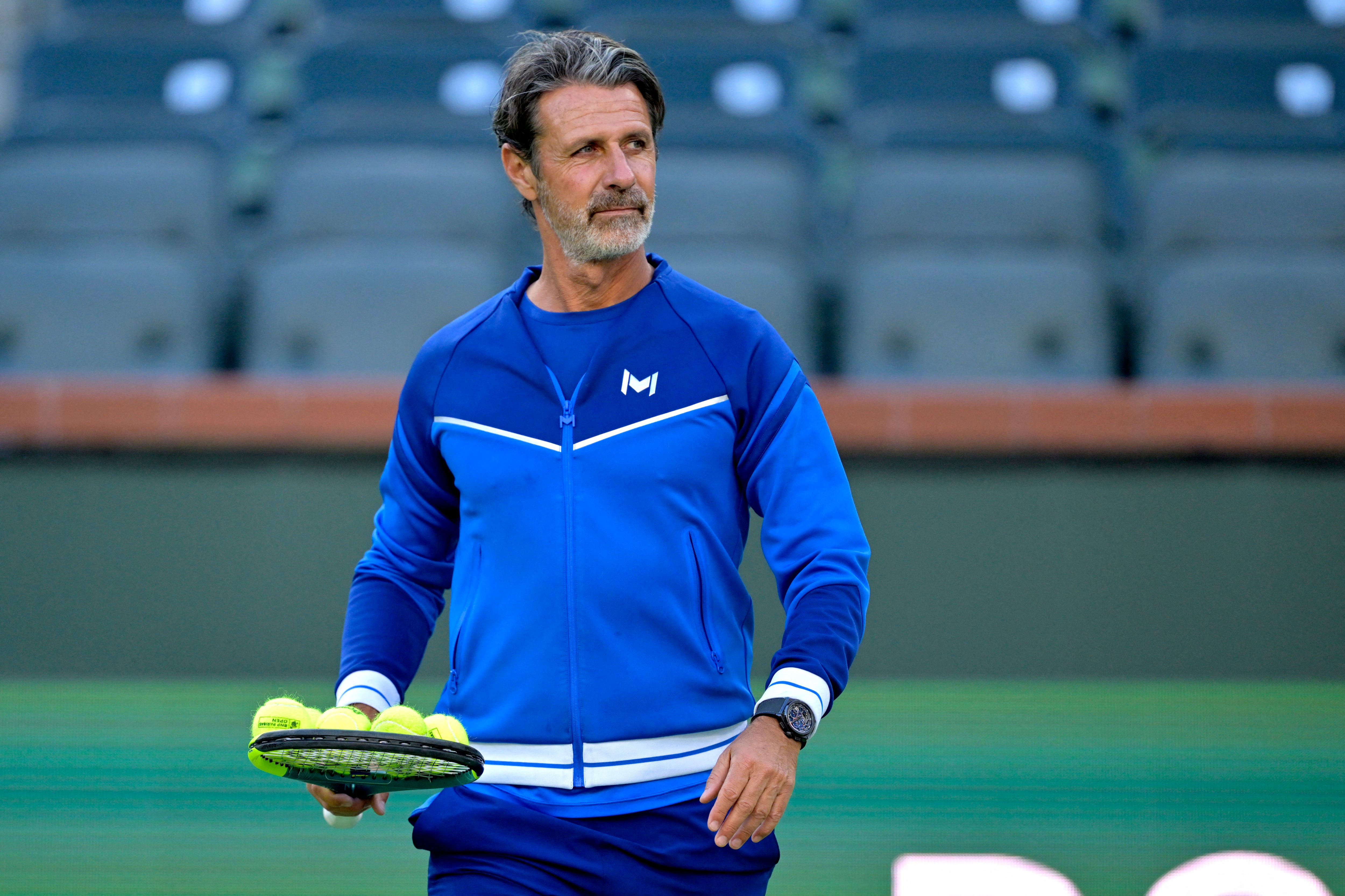El entrenador Patrick Mouratoglou (Jayne Kamin-Oncea)
