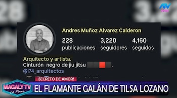 De los besos a la ‘friendzone’: quién es el hombre que acompaña a Tilsa Lozano. Captura: Magaly TV La Firme.