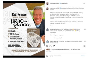 Raúl Romero lanzó su primera