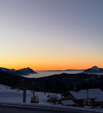 El atardecer del que disfrutó
