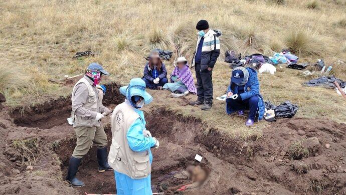 Fiscalía de Ayacucho recupera los restos de tres víctimas en cuyo asesinato están involucrados marinos - Ministerio Público