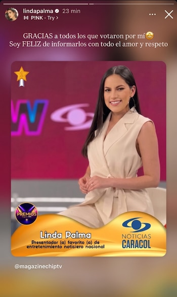 La famosa agradeció el apoyo de todos sus fanáticos en las plataformas digitales - crédito Linda Palma / Instagram