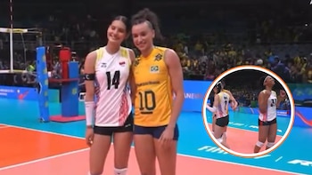 El curioso gesto de las venezolanas tras perder con Brasil: hicieron fila para tomarse fotos con Gabi Guimarães