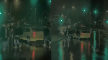 En Villa Alsalcia, trataron de robarse un carro en un semáforo en rojo; esta fue la rápida reacción que lo frustró