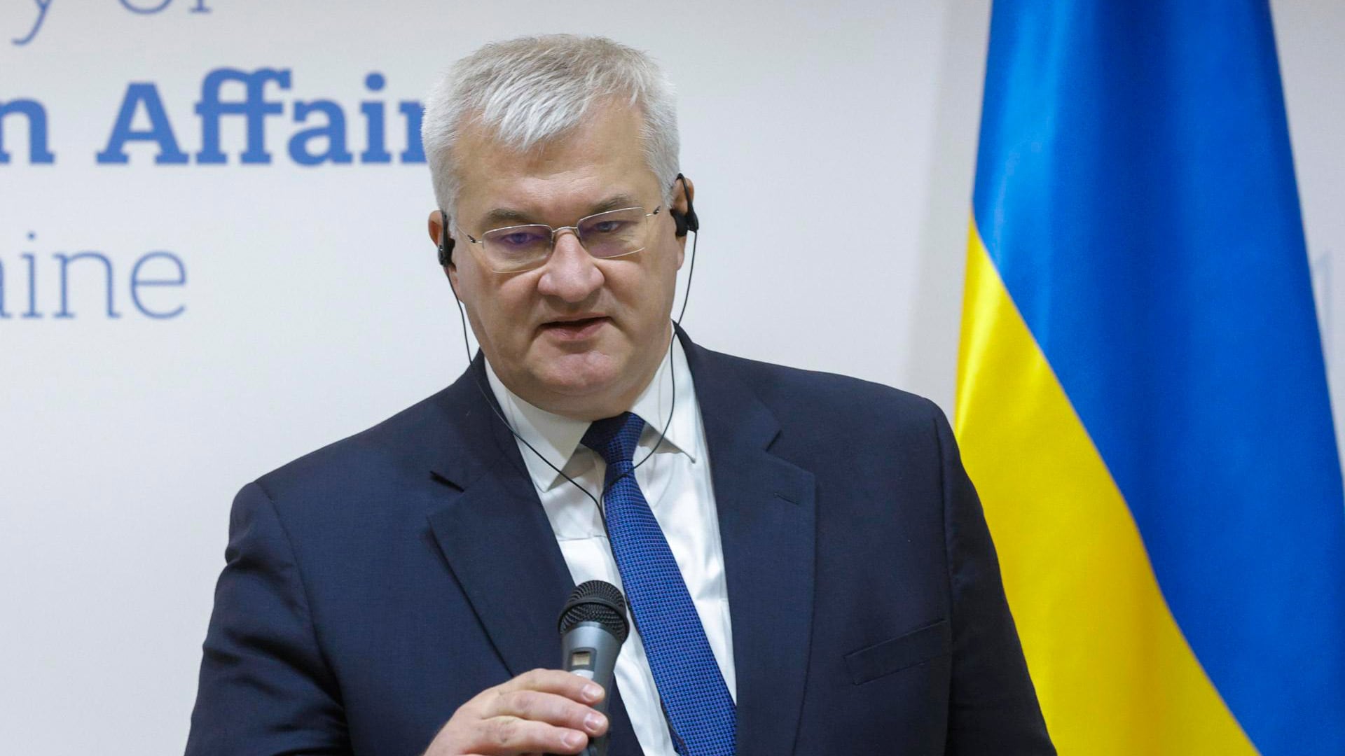 Andri Sibiga, ministro de Exteriores de Ucrania