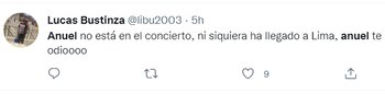 Usuarios en twitter se quejaron