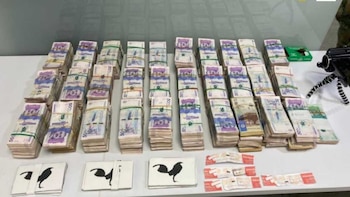 Los capturaron con 750 millones