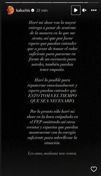 Con un nuevo mensaje en