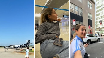Jimena Barón relató su odisea para llegar en avión privado a la final del Mundial con ayuda de Ian Lucas y Juli Poggio