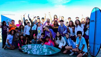 Fabiola Yáñez asistió al lanzamiento