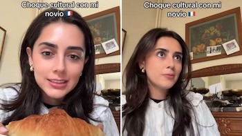 Mexicana desata guerra cultural con su novio francés por querer ponerle queso y jamón a su croissant