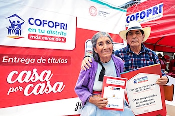 Cofopri desplegará brigadas en sectores recién formalizados y zonas previamente visitadas.