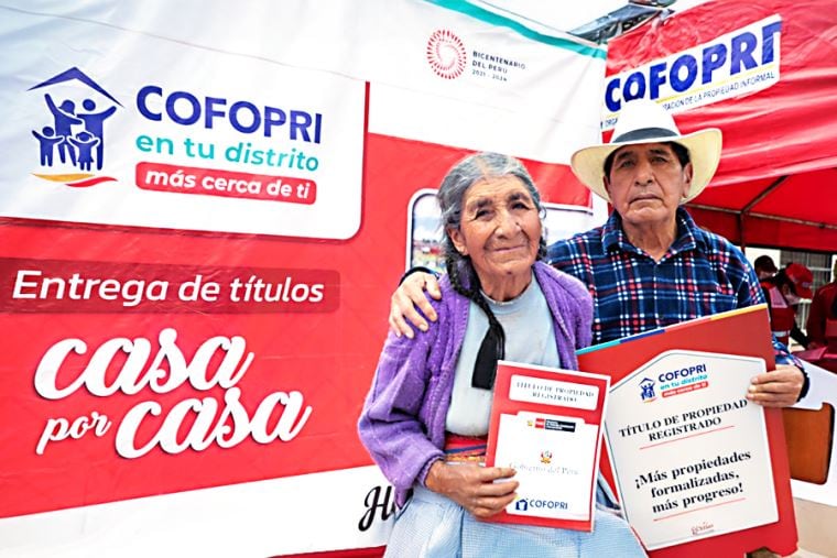 Cofopri desplegará brigadas en sectores recién formalizados y zonas previamente visitadas. Foto: El Peruano