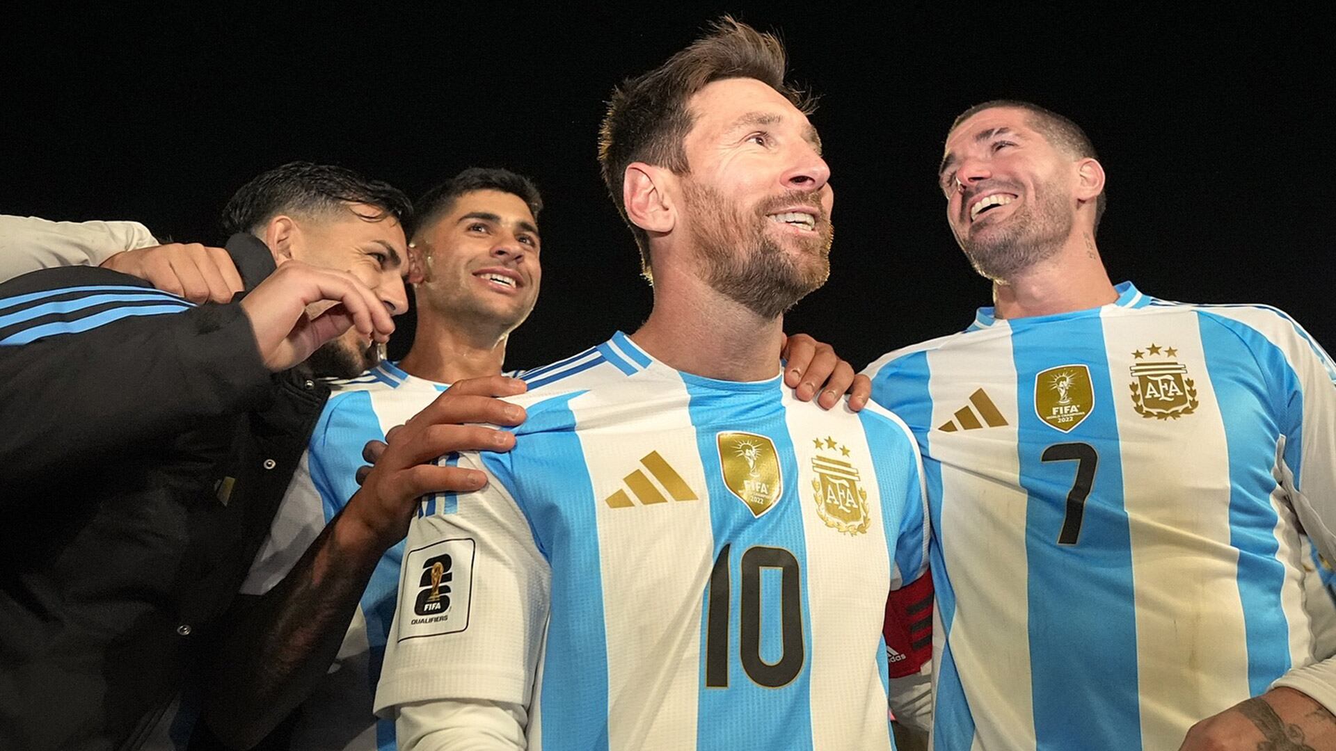 Una de las fotos que compartió Messi en su posteo de Instagram