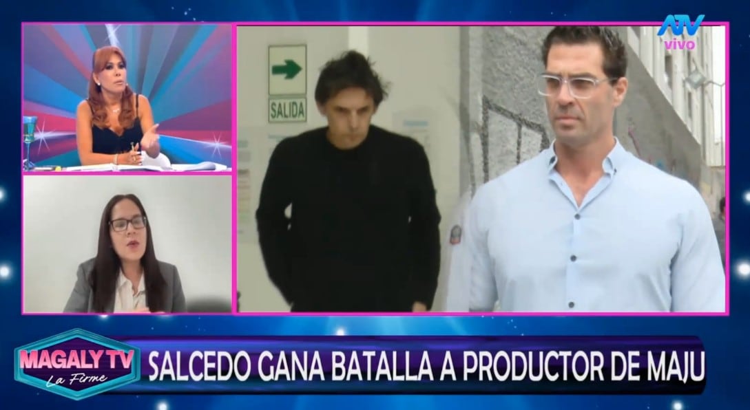 Gustavo Salcedo habría hablado de GPS y seguimiento a Christian Rodríguez en audio difundido por Magaly Medina. Captura: Magaly TV La Firme.
