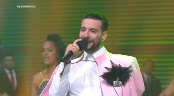 El imitador interpretó el más