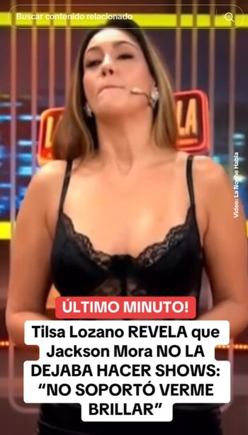 Tilsa Lozano rompe el silencio