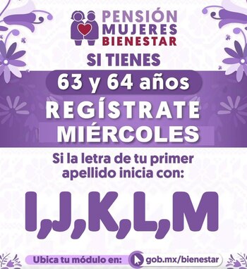 Este programa ofrece un apoyo económico bimestral de tres mil pesos a mujeres de entre 60 y 64 años en situación de vulnerabilidad, y comenzará a distribuirse en 2025 a quienes cumplan con los requisitos.