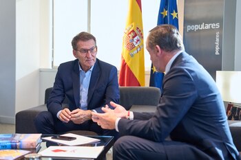 El presidente del PP, Alberto
