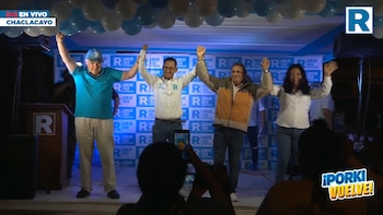 Rafael López Aliaga estrena logo ‘Porky vuelve’ tras renuncia de Luis Rubio y es presentado como “futuro alcalde de Lima”