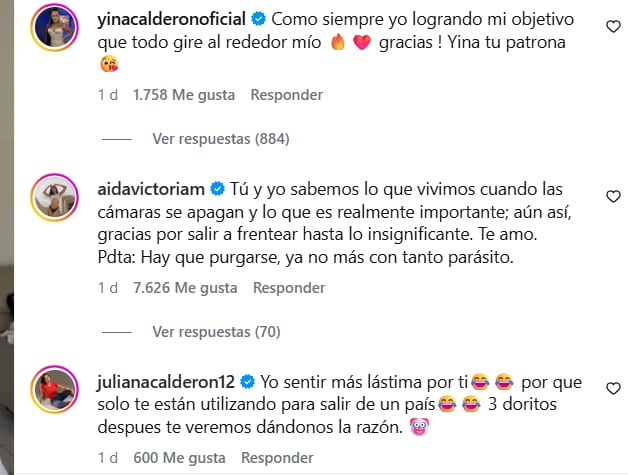 Yina Calderón respondió al video de Escro y sostuvo que consigue que las conversaciones en redes sociales giren alrededor de ella - crédito @therealescro/ Instagram