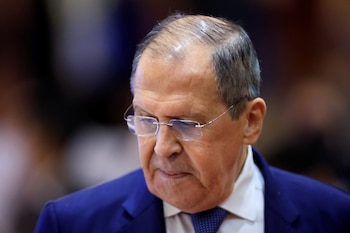 El canciller ruso, Serguéi Lavrov