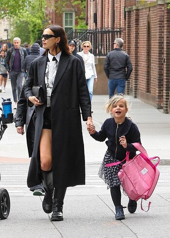 Celebrities Irina Shayk, Lea De Seine Shayk Cooper