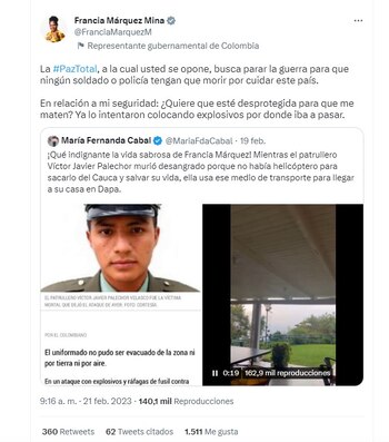 Trino Francia Márquez