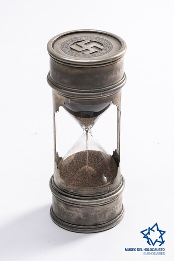 Un reloj de arena del