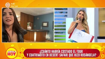 Rosángela Espinoza y Brunella Horna