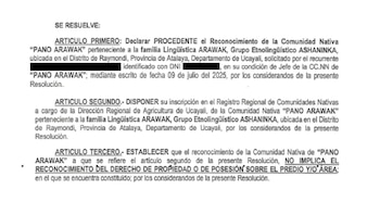 Resolución Directoral Regional N°323-2025-GRU-GRDE-DRA que