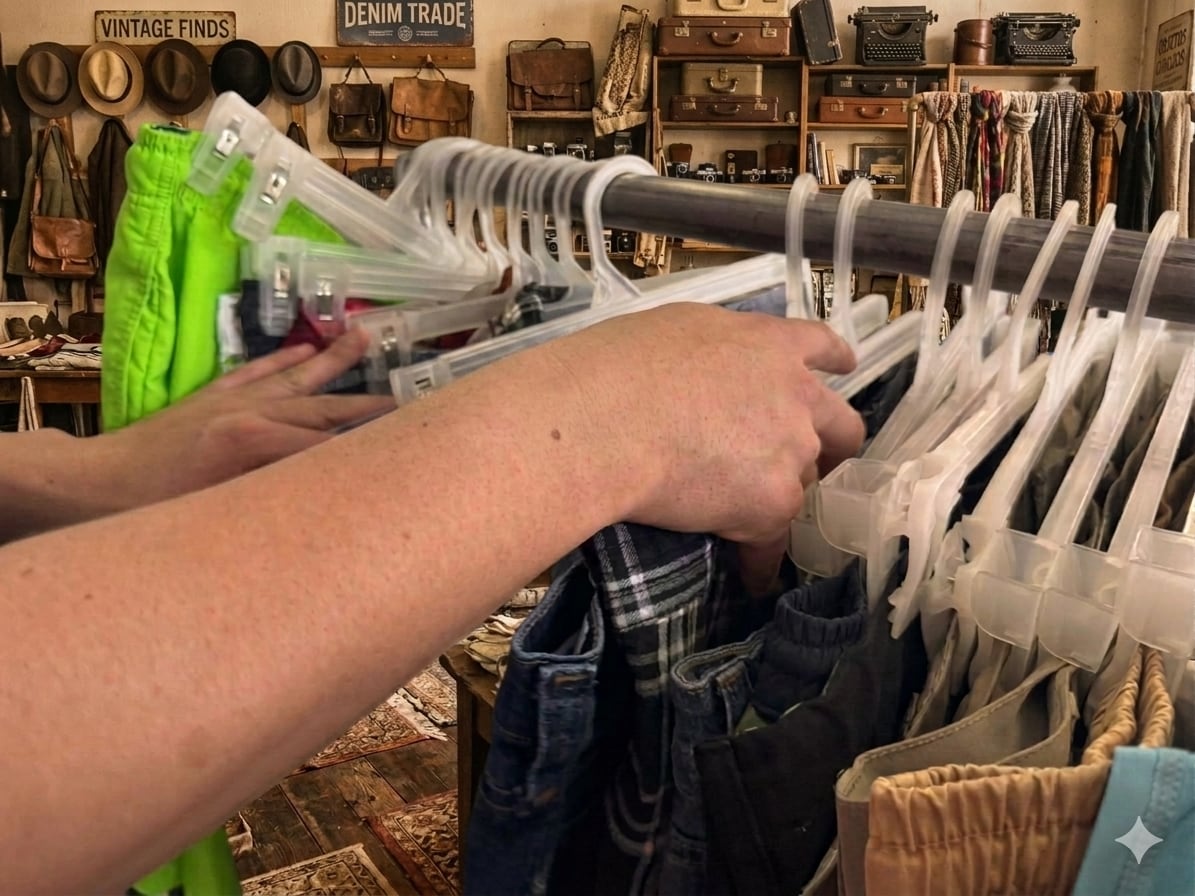 La ropa argentina sigue siendo cara respecto a otros países del mundo. (Visuales IA)