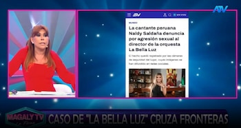 Caso Naldy Saldaña trasciende fronteras: Magaly Medina revela cobertura internacional de la denuncia contra La Bella Luz. Captura: Magaly Tv La Firme.