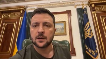 El presidente de Ucrania, Volodimir