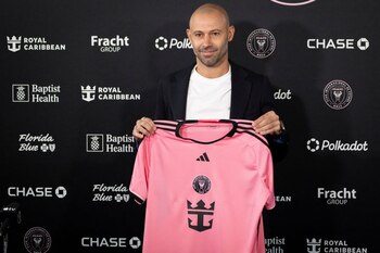 La presentación de Javier Mascherano