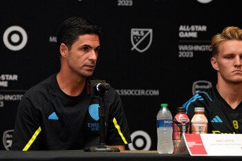 Mikel Arteta, entrenador del Arsenal,