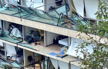 Tras la explosión al menos