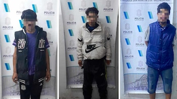 Los tres detenidos tras el