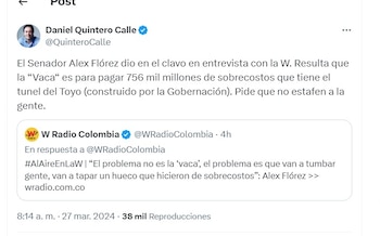 Daniel Quintero habla de la